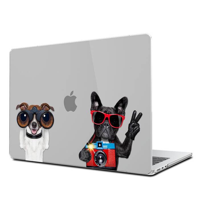 EG Hardcase (MacBook Air 13" M3 2024, Cani, Multicolore)