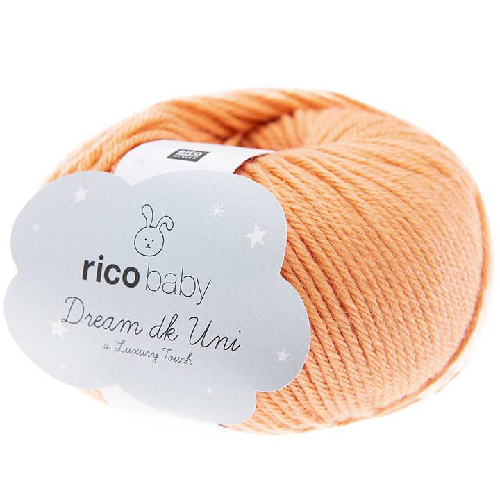 RICO DESIGN Wolle (50 g, Orange, Aprikose)