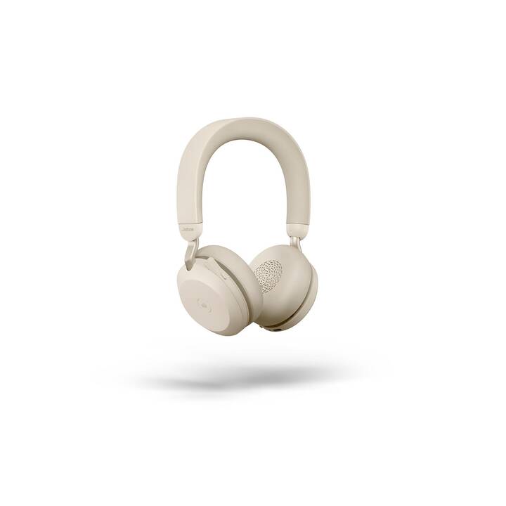 JABRA Office Headset Evolve2 75 (On-Ear, Kabel und Kabellos, Beige)