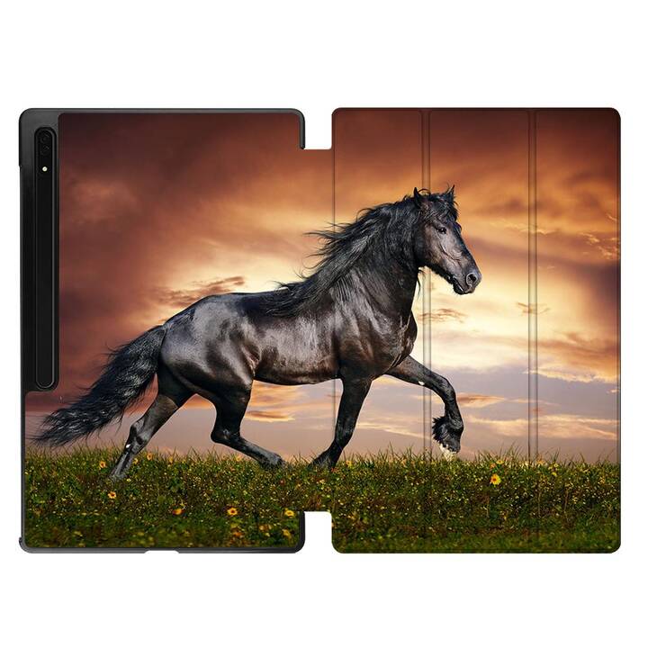 EG Custodia (11", Galaxy Tab S9, Cavallo, Multicolore)