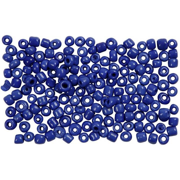 CREATIV COMPANY 8/0 Perle (25 g, Verre, Bleu)