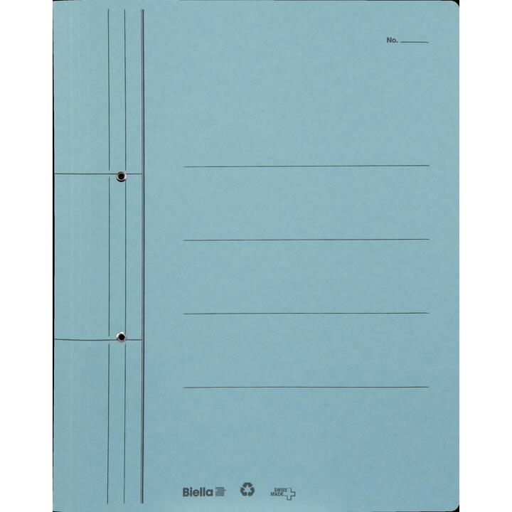 BIELLA Cartellina ad aghi (Blu, A4, 25 pezzo)