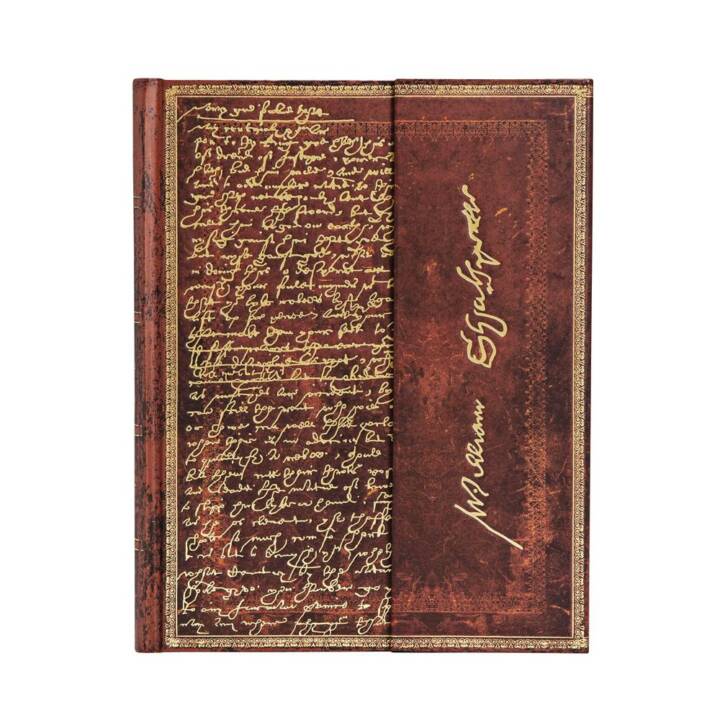 PAPERBLANKS Notizbuch Shakespeare Ultra (18 cm x 23 cm, Blanko)