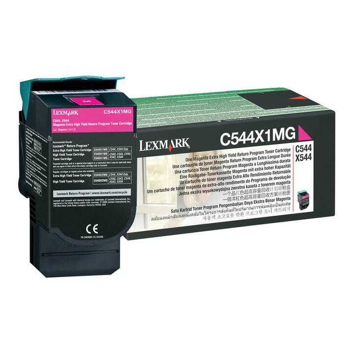LEXMARK C544X1MG (Einzeltoner, Magenta)
