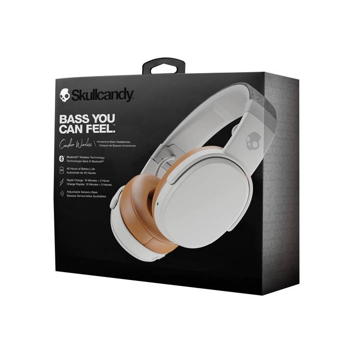 SKULLCANDY Crusher (Beige, Gris clair)