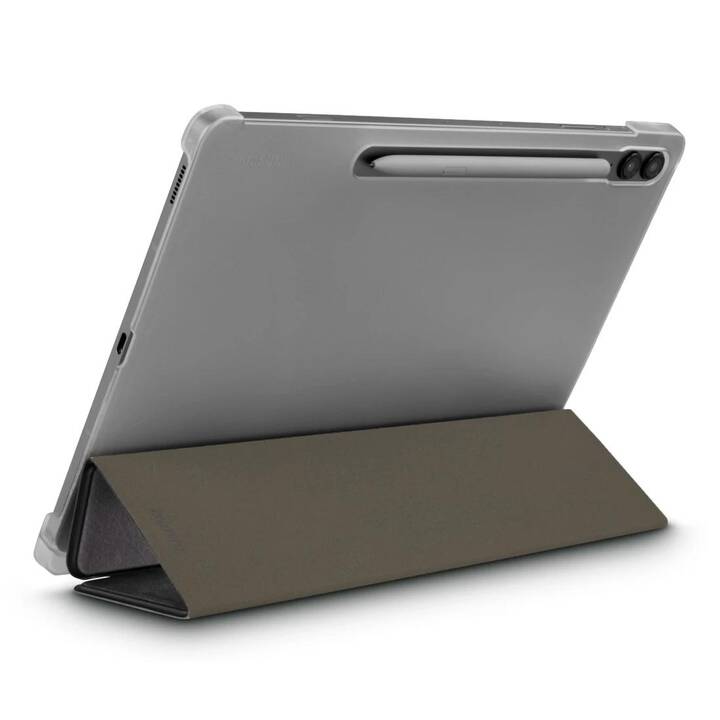HAMA Fold Clear Housse (12.4", Galaxy Tab S9 FE+, Noir)