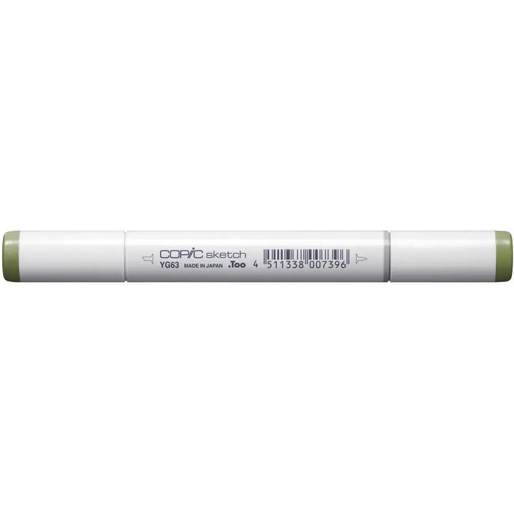 COPIC Grafikmarker Sketch YG63 Pea Green (Grün, 1 Stück)