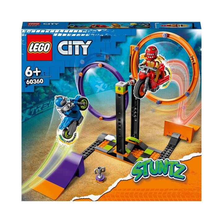 LEGO City Le défi de cascade: les cercles rotatifs (60360)