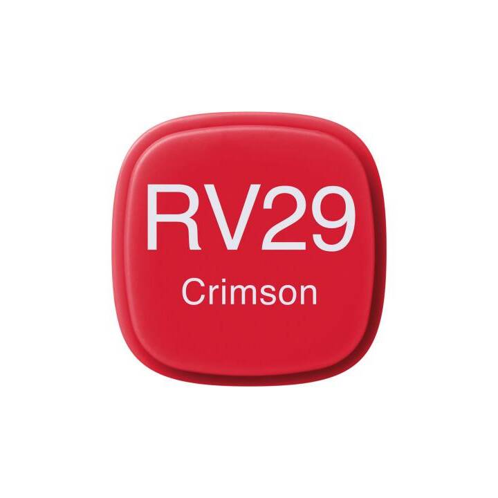 COPIC Grafikmarker Classic RV29 Crimson (Rot, 1 Stück)