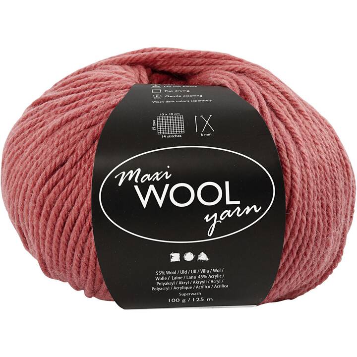 CREATIV COMPANY Wolle (100 g, Rosa)