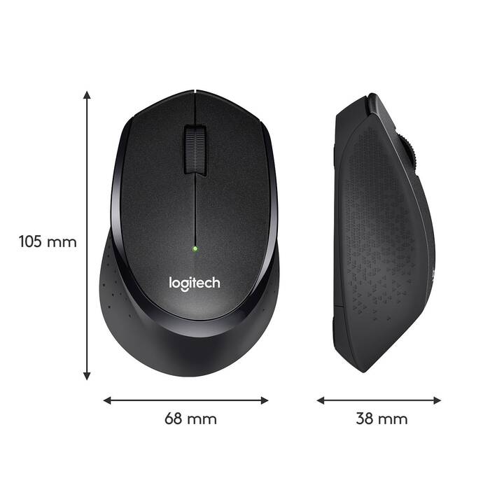 LOGITECH M330 Silent Plus Souris (Sans fil, Office)