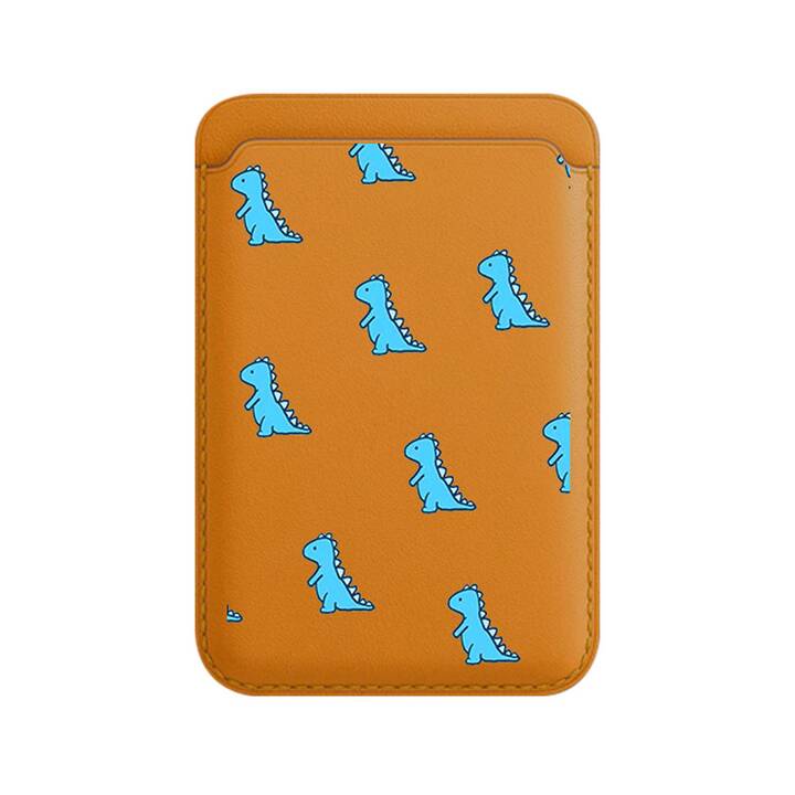 EG Porte-cartes magnétique MagSafe (iPhone 13, iPhone 12, Orange)