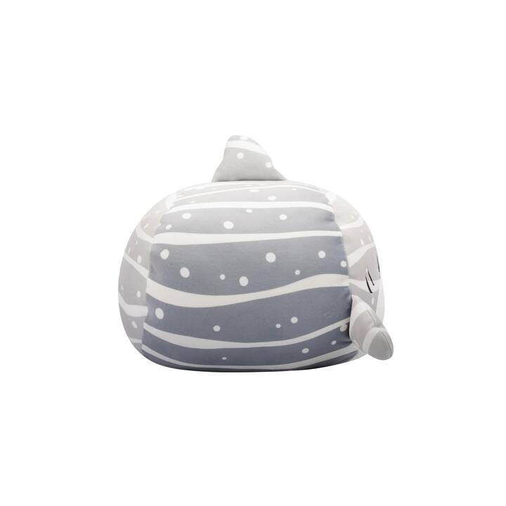 SQUISHMALLOWS Baleine (30 cm, Gris clair, Gris)