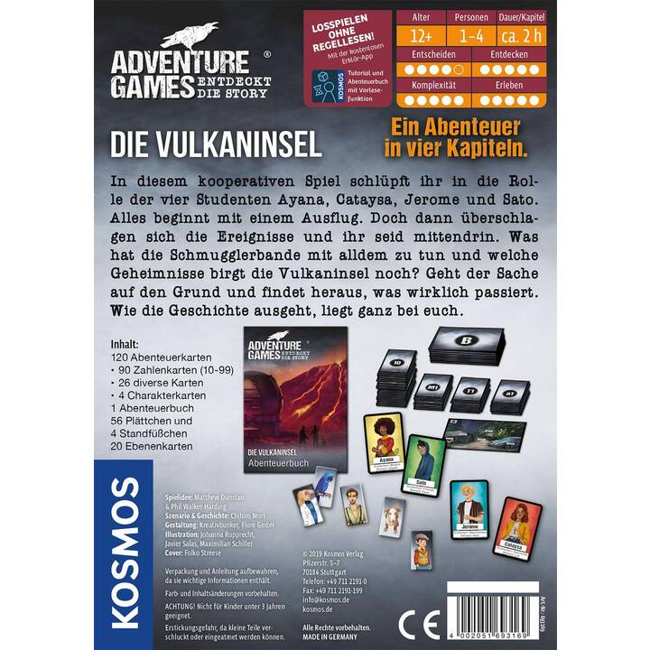 KOSMOS Adventure Games: Die Vulkaninsel (DE)