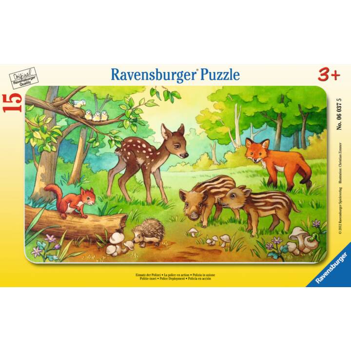 RAVENSBURGER Animali Puzzle (15 x)