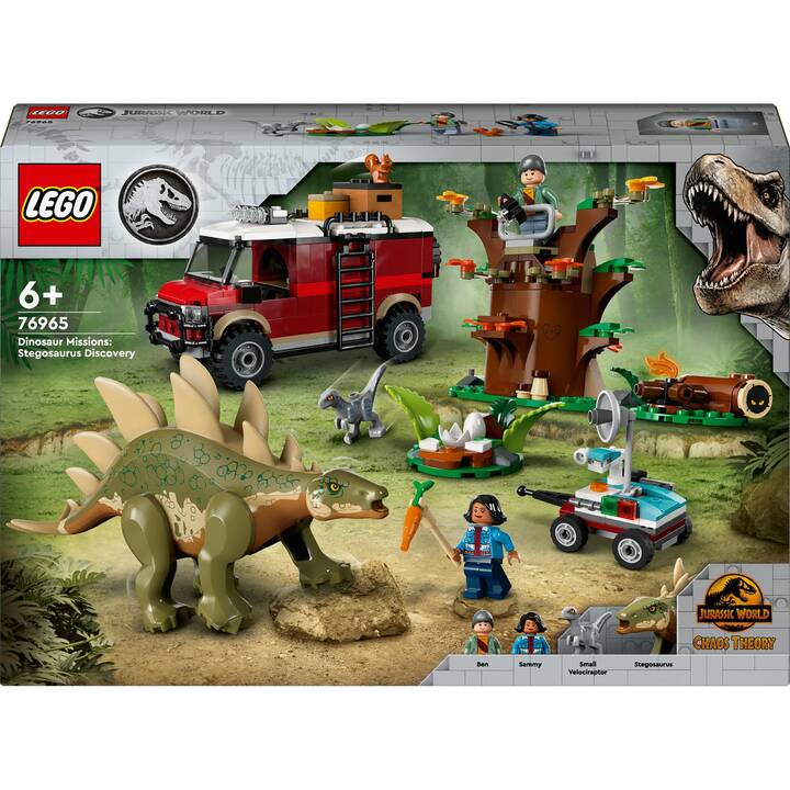 LEGO Jurassic World Missione dinosauro: scoperta dello stegosauro (76965, Difficile da trovare)