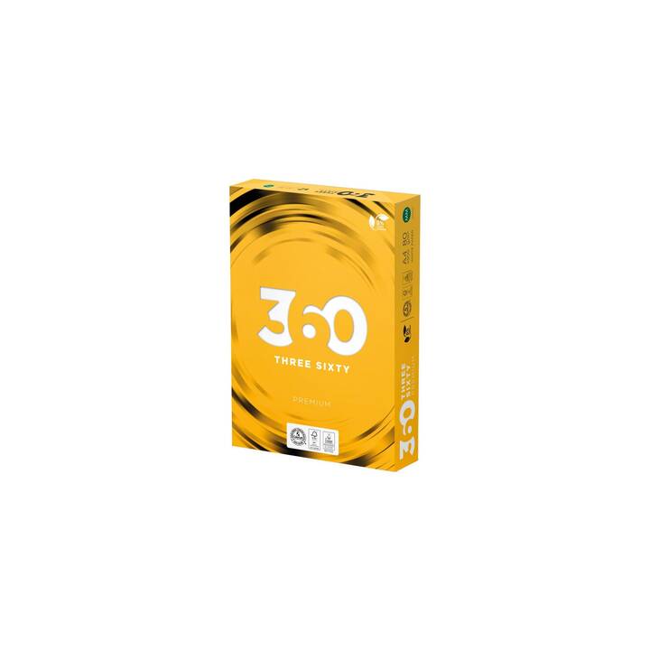 360 EVERYDAY Premium Papier photocopie (2500 feuille, A4, 80 g/m2)