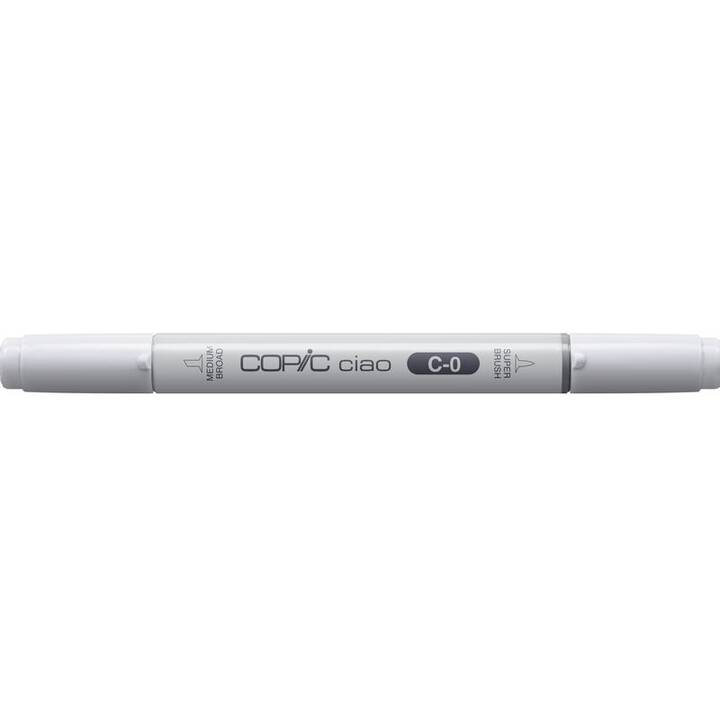COPIC Marqueur de graphique Ciao C-0 Cool Grey No.0 (Gris clair, 1 pièce)
