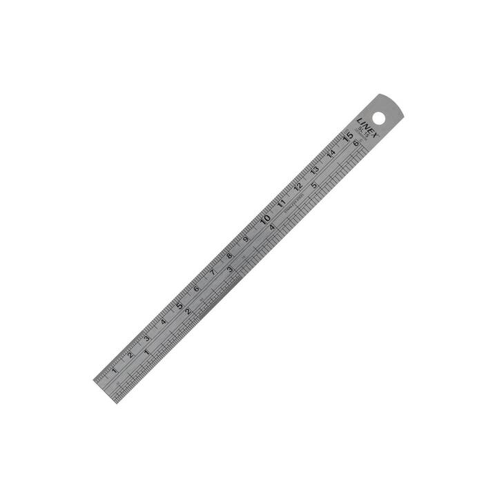 LINEX A/S Lineal (15 cm, Grau)