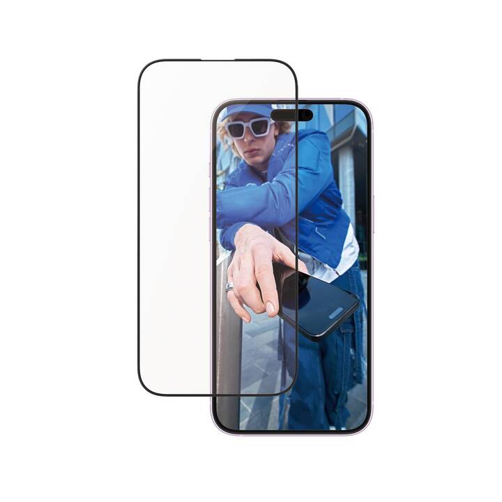 PANZERGLASS Displayschutzglas Ultra Wide Fit (iPhone 15 Plus, iPhone 16 Plus, 1 Stück)