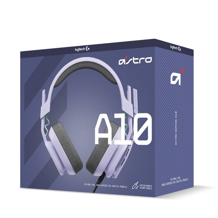 ASTRO GAMING Gaming Headset Astro A10 Gen 2 PC Asteroid Lilac (Over-Ear, Kabel)