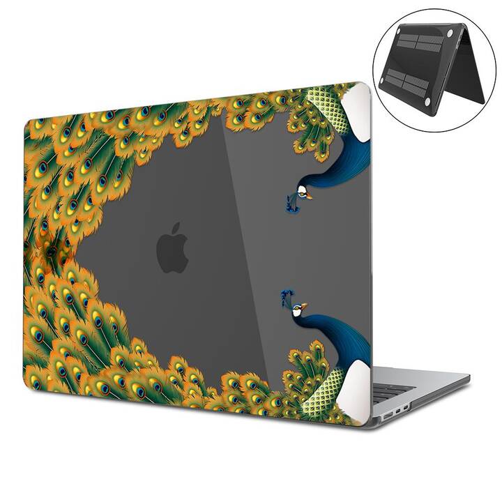 EG Coque rigide (MacBook Air 13" M3 2024, Oiseaux, Transparent)