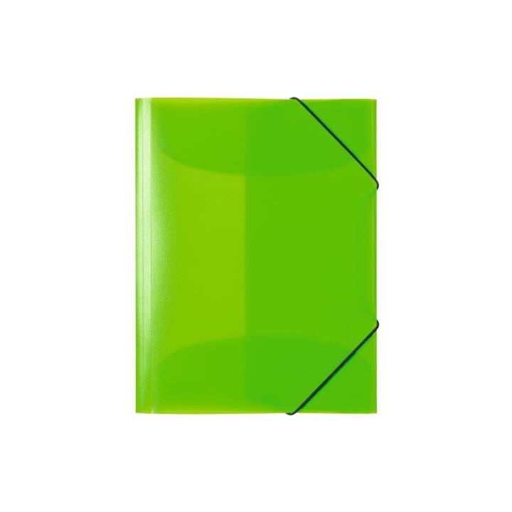 HERMA Dossier à élastique (Vert électrique, Vert, A4, 1 pièce)