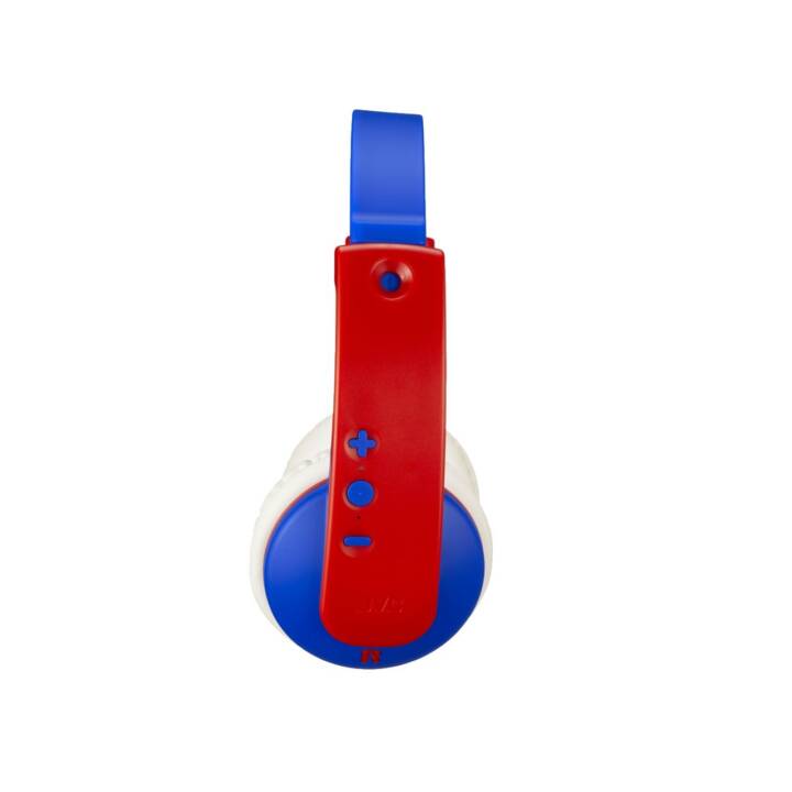 JVC HA-KD9BT Rot, Interdiscount Kinderkopfhörer 4.2, Blau) (On-Ear, Bluetooth 