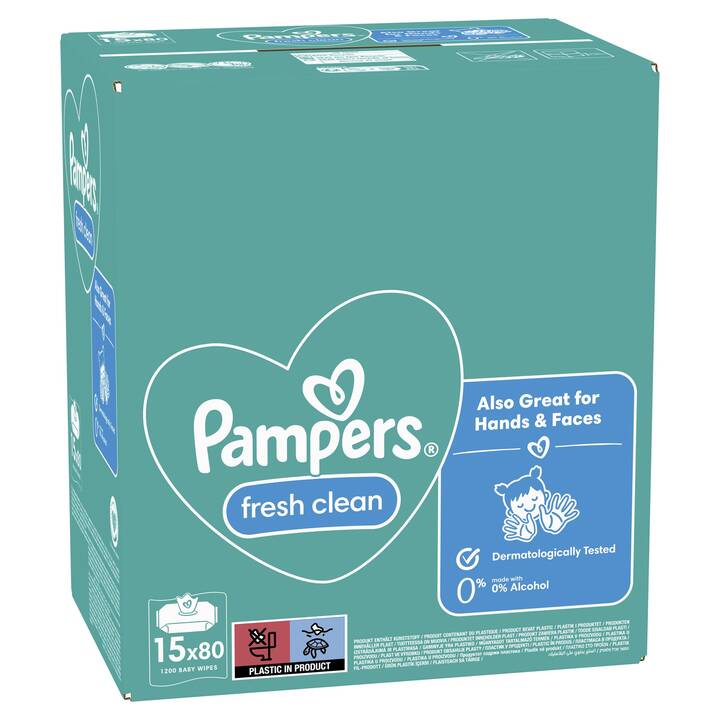 PAMPERS Fresh Clean (1200 pièce)