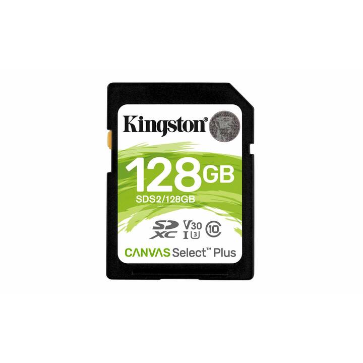 KINGSTON TECHNOLOGY SDXC Canvas Select Plus (UHS-I Class 1, 128 GB, 100 MB/s)