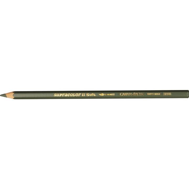 CARAN D'ACHE Crayons de couleur Supracolor (Noir olive, 1 pièce)