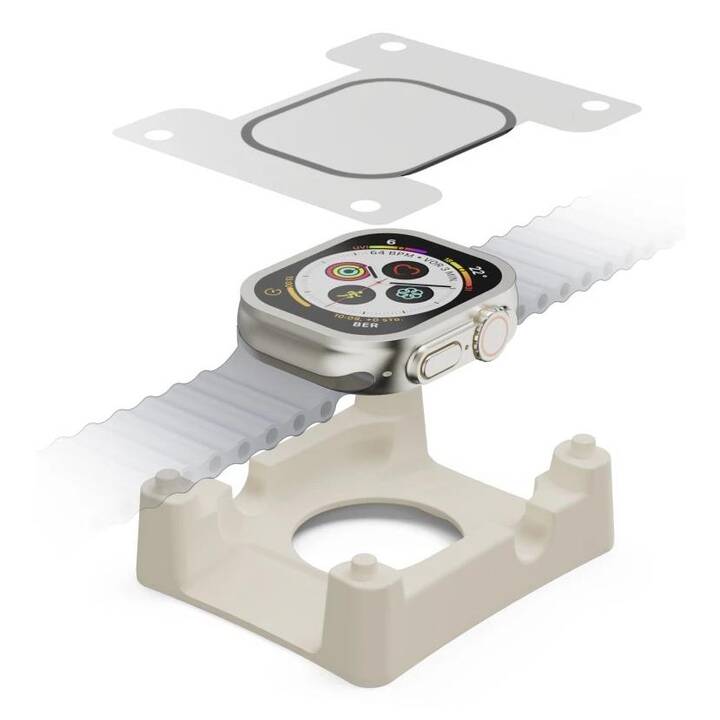 HAMA Super Hybrid Housse de protection (Apple Watch 49 mm, Transparent)