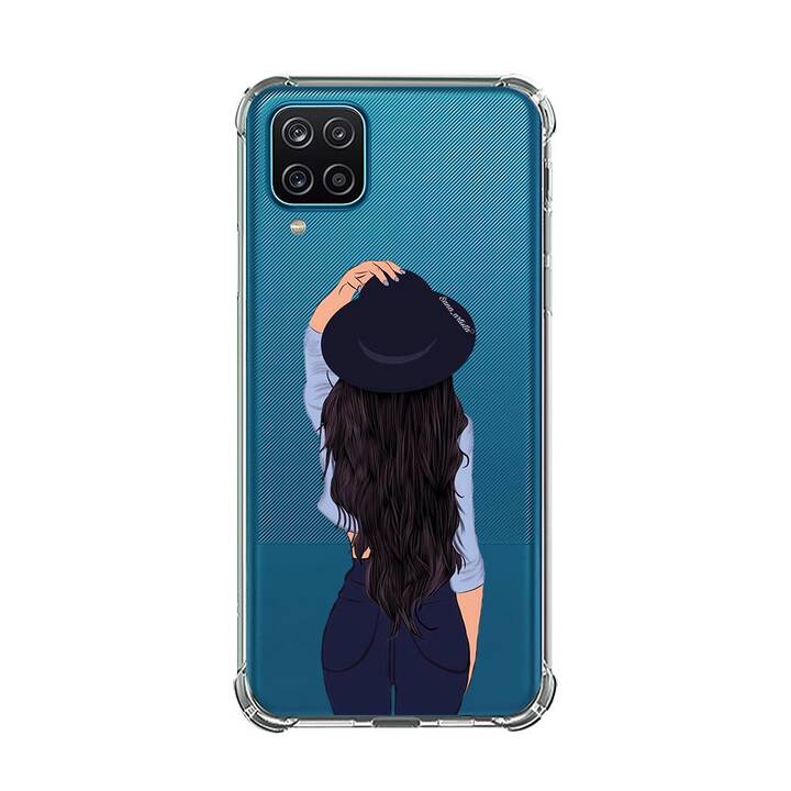 EG Backcover (Galaxy A12, Puppe, Transparent)