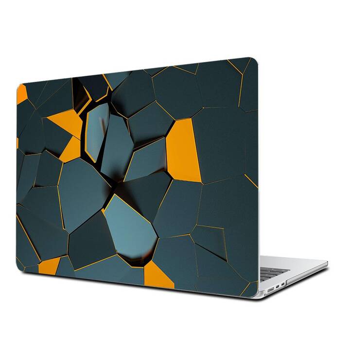EG Hardcase (MacBook Air 13" M3 2024, Geometrisch, Grün)