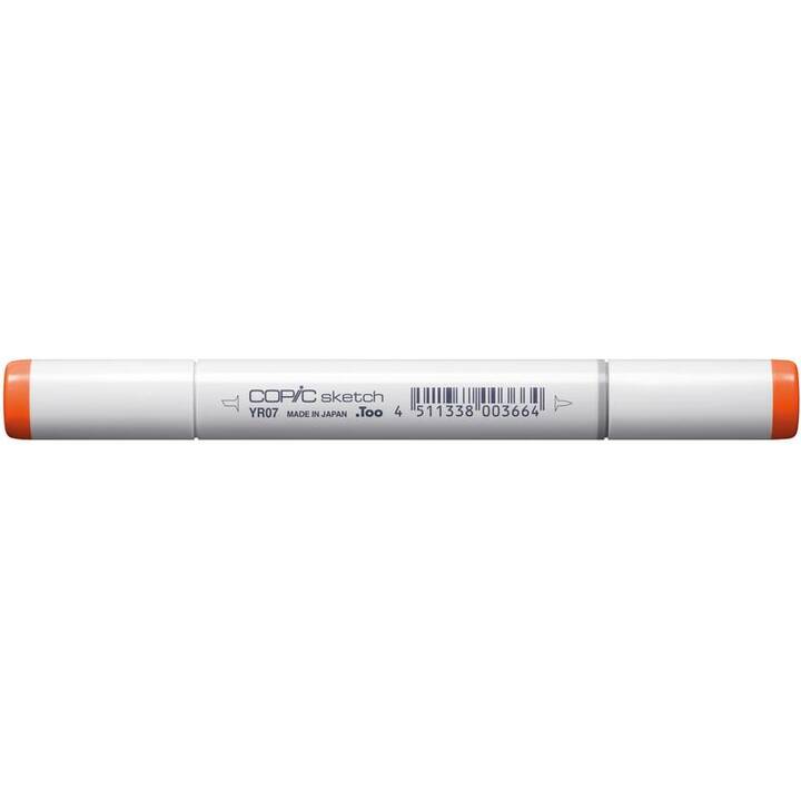 COPIC Marqueur de graphique Sketch YR07 Cadmium (Orange, 1 pièce)