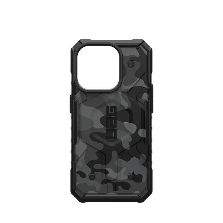 URBAN ARMOR GEAR Backcover (iPhone 15 Pro, Gris, Noir, Camouflage)