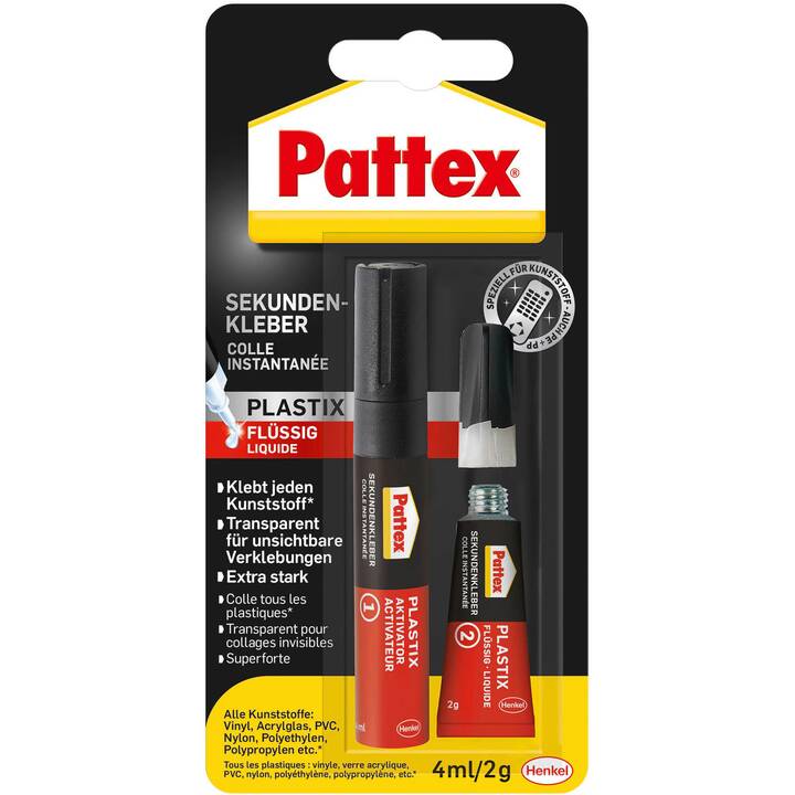 PATTEX Sekundenkleber (4 ml, 2 Stück)