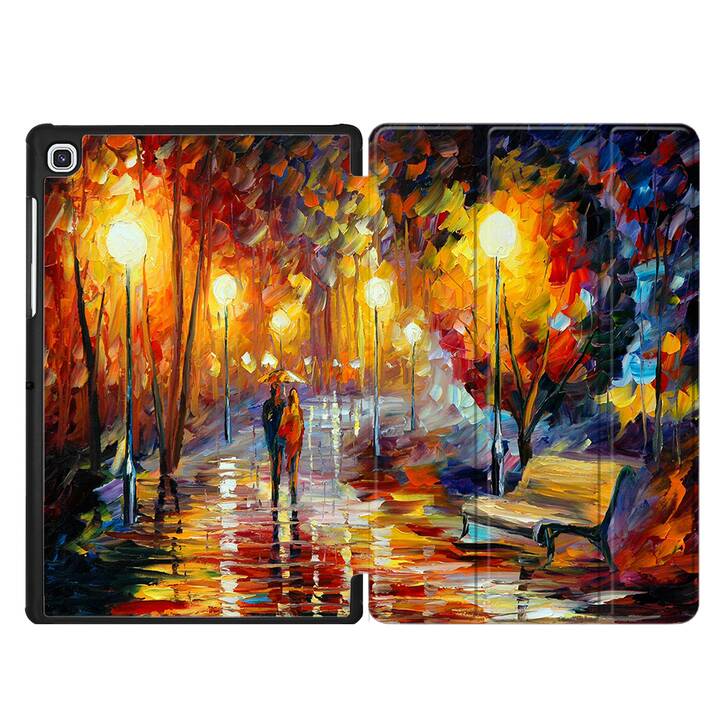 EG Coque pour Samsung Galaxy Tab A7 10.4" (2020) - Peinture ville orange