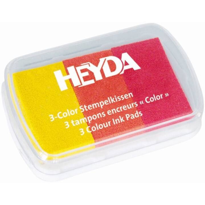 HEYDA Stempelkissen (Gelb, Rot, 1 Stück)