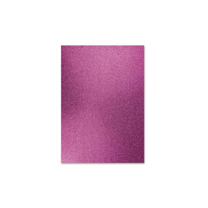 URSUS Carta glitterata (Rosa, A4, 10 foglio)
