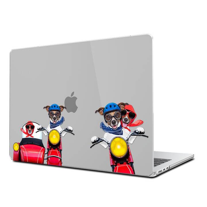 EG Hardcase (MacBook Air 13" M3 2024, Cani, Multicolore)