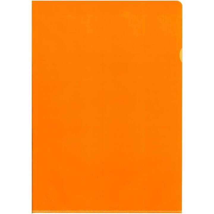 BÜROLINE Cartellina trasparente (Arancione, A4, 100 pezzo)