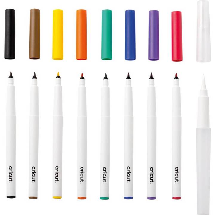 CRICUT Penna per schizzi Set Watercolour marker  (Multicolore)
