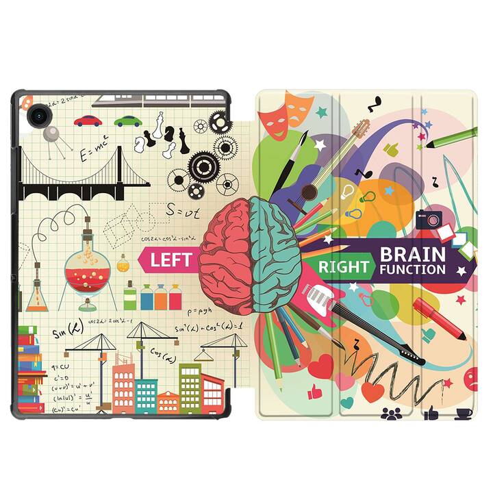 EG coque pour Samsung Galaxy Tab A8 10.5" (2021) - brainstorm - multicolore