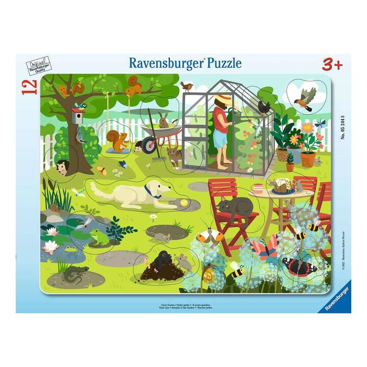 RAVENSBURGER Jardin Puzzle (12 x)