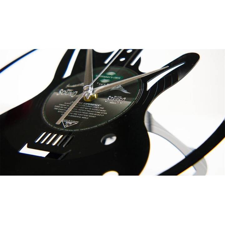 Yesterday's Vinyl Wanduhr Gitarre