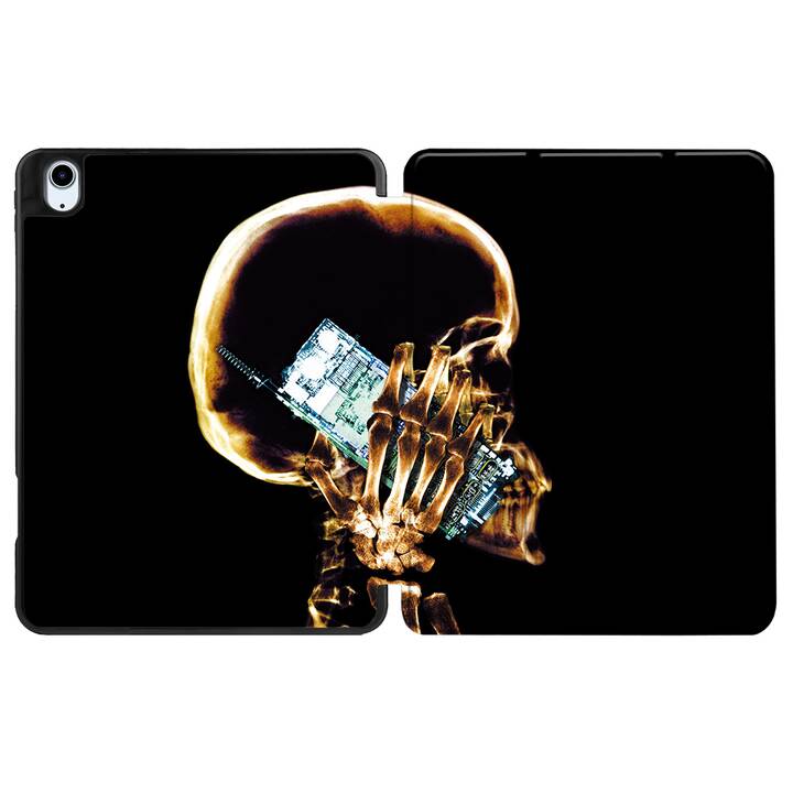 EG coque pour iPad Air 10.9" (2022) 5e génération - noir - squelette