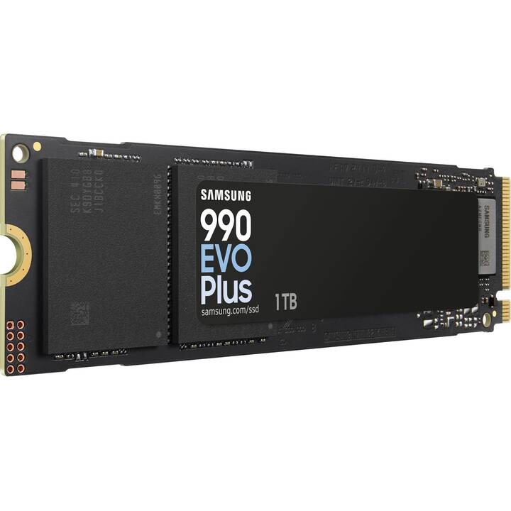 SAMSUNG EVO Plus 990 (PCI Express, 1000 GB, Schwarz)