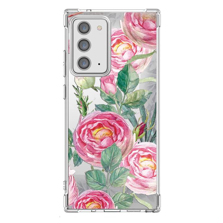 EG Backcover (Galaxy Note 20 Ultra, Blumen, Transparent)