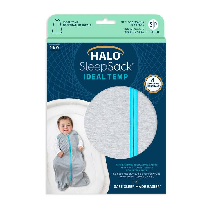 HALO Ideal Temp Sacs de couchage pour bébé (75 cm, Sans manches)